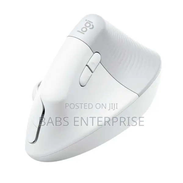 Logitech Lift Wireless Vertical Ergonomic Mouse-Off White