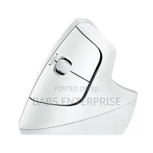 Logitech Lift Wireless Vertical Ergonomic Mouse-Off White