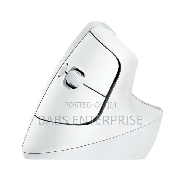 Logitech Lift Wireless Vertical Ergonomic Mouse-Off White