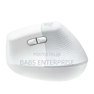 Logitech Lift Wireless Vertical Ergonomic Mouse-Off White