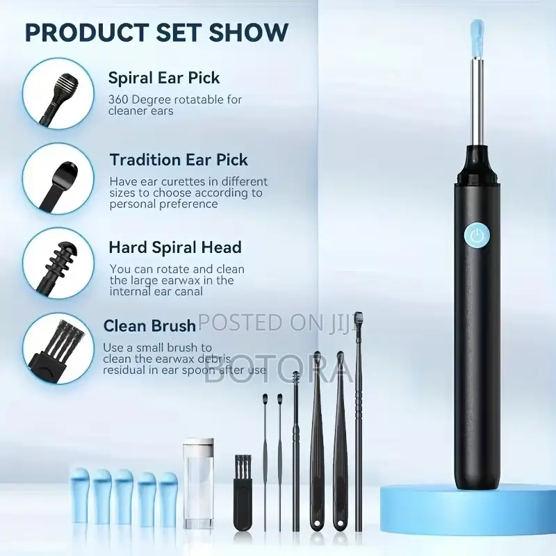 Visual Earwax Remover With Camera Light – (Multi-Function Set)