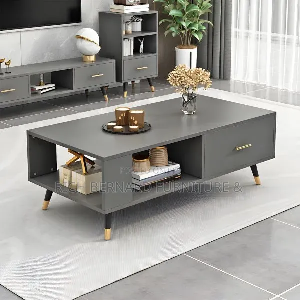 Modern Gray Center Table