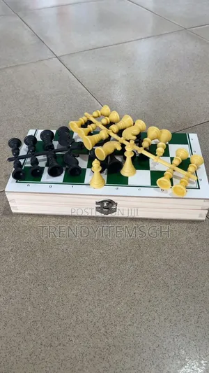 Foldable Wooden Chess Board Game
