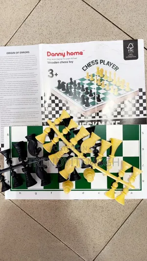 Foldable Wooden Chess Board Game