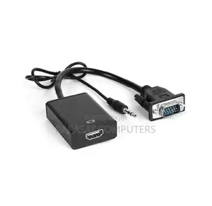 Vga Male to Hdmi Female With Sound Adapter