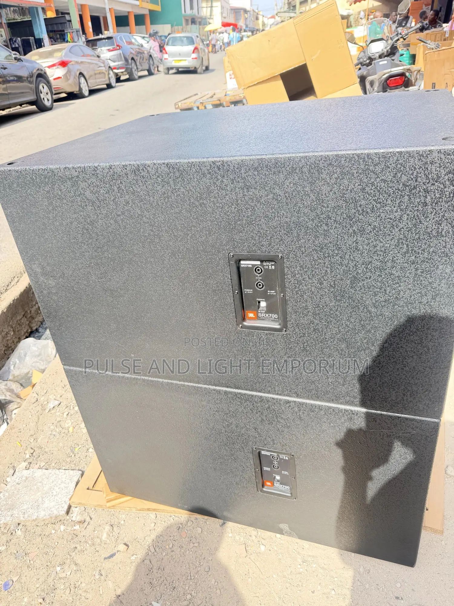 A Pair of JBL Srx718s Professional Subwoofers
