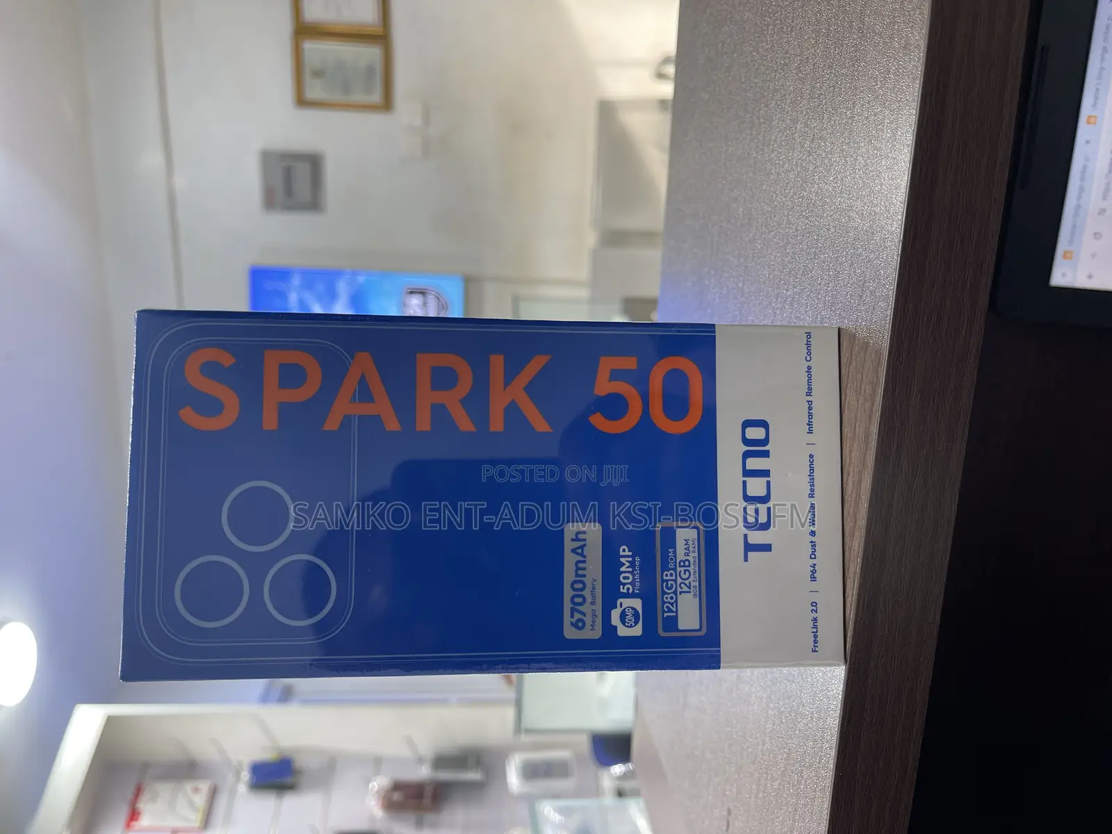 New Tecno Spark 50 128 GB Black