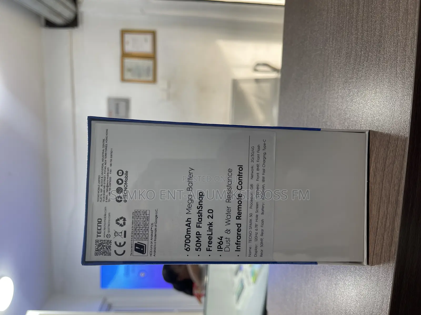 New Tecno Spark 50 128 GB Black