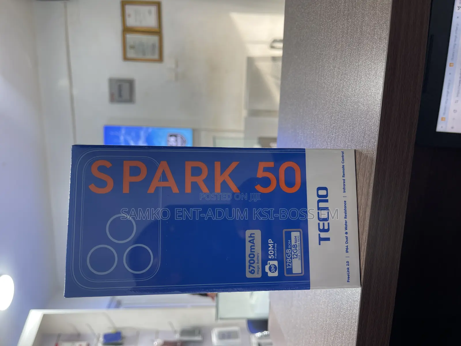 New Tecno Spark 50 128 GB Black