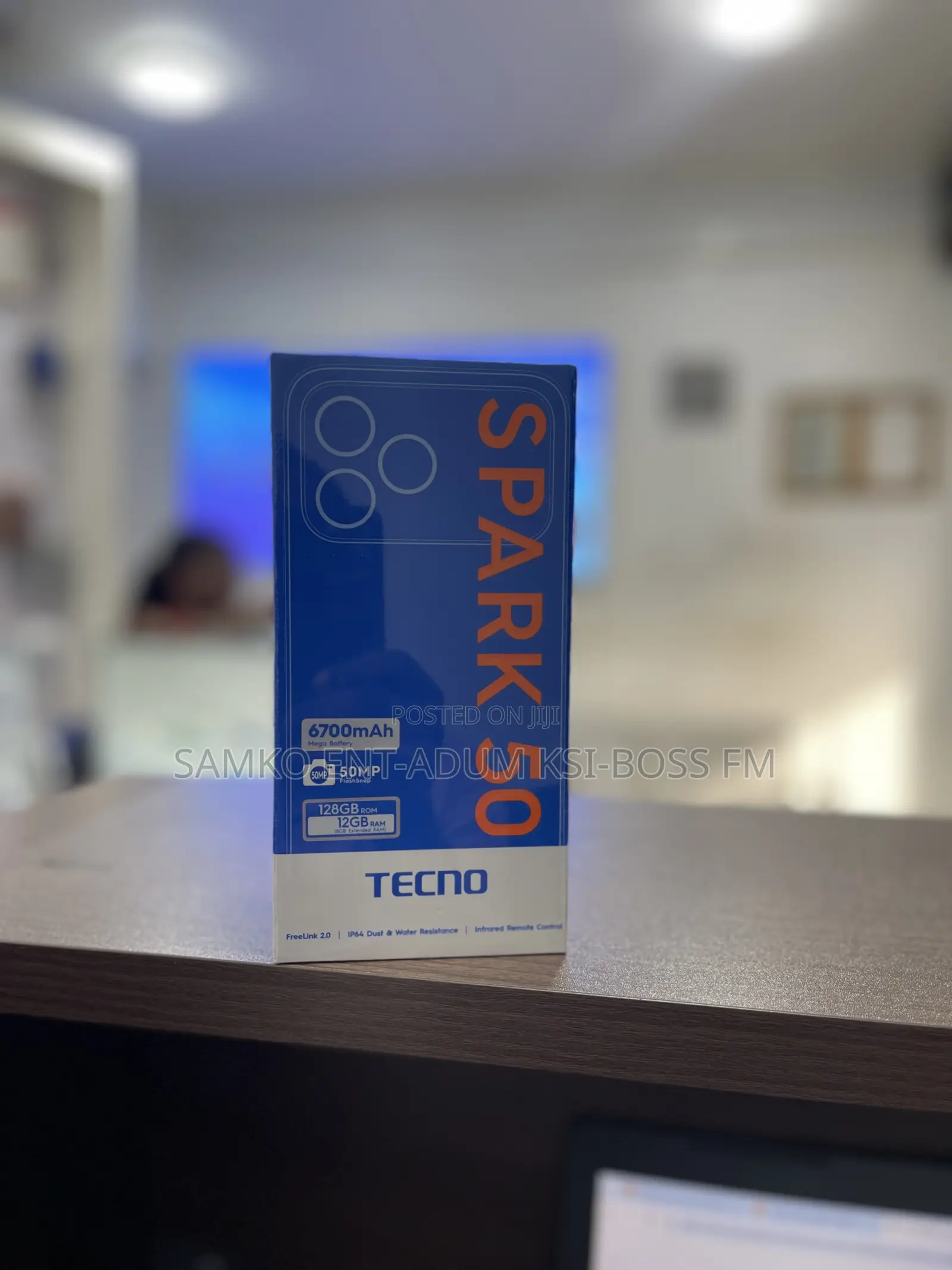 New Tecno Spark 50 128 GB Black