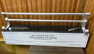 Double Towel Bar Shelf