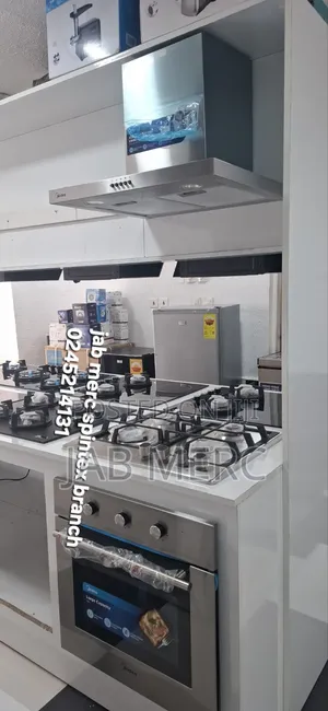 Promo 60cm 3 Set Extractor Gas Cooker and Oven Inbuilt Integrated