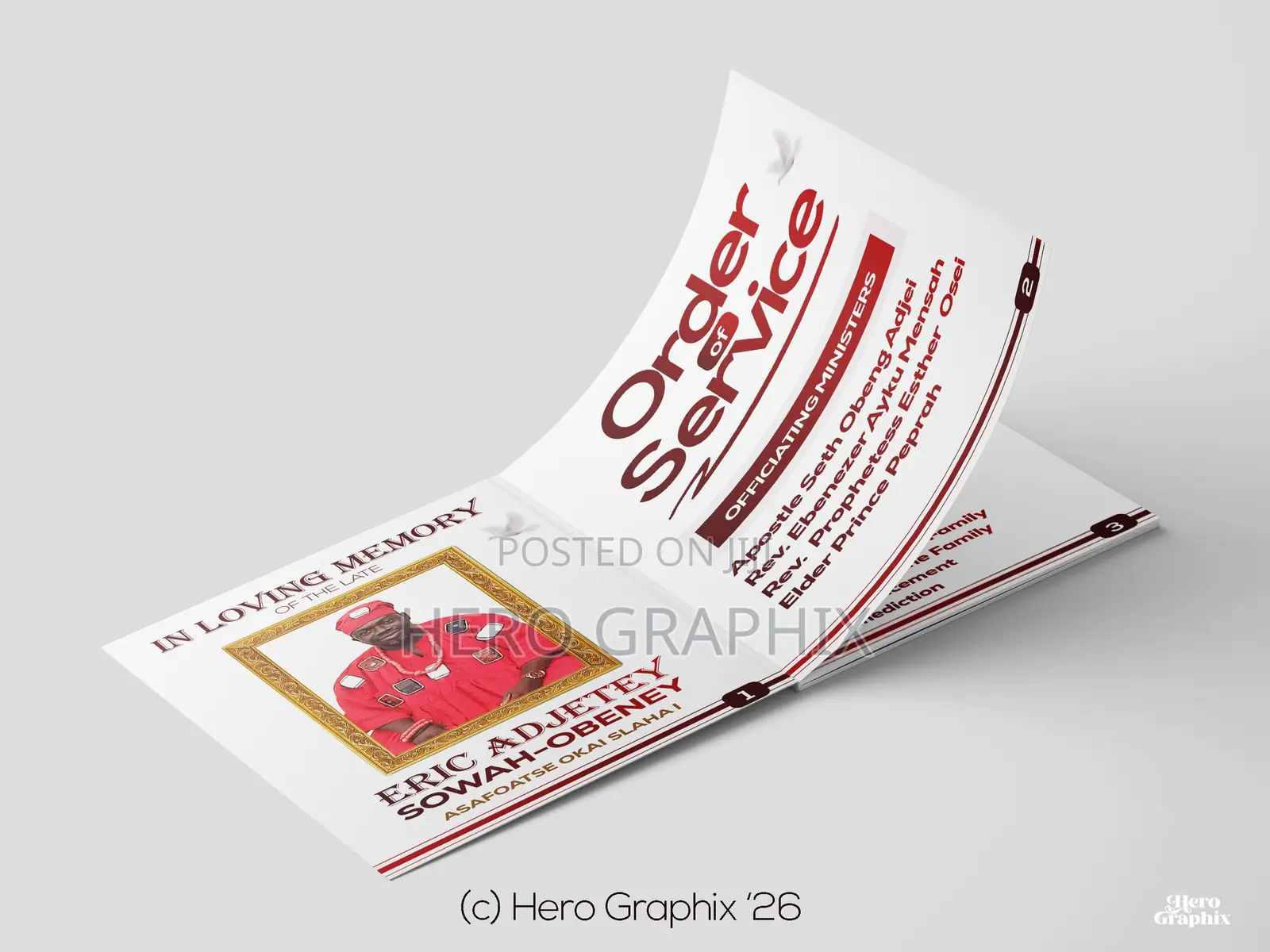 Funeral Brochure Design and Printing