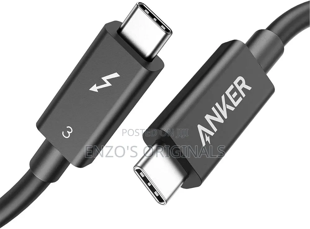Anker Branded Thunderbolt 3 Cable for External Devices and Gadgets