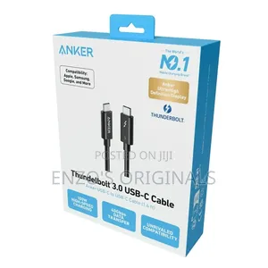Anker Branded Thunderbolt 3 Cable for External Devices and Gadgets