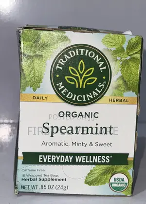Traditional Medicine Organic Spearmint Aromatic, Minty and Sweet Tea