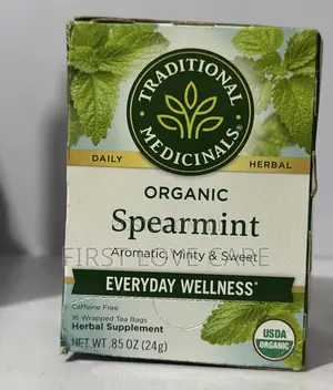 Traditional Medicine Organic Spearmint Aromatic, Minty and Sweet Tea