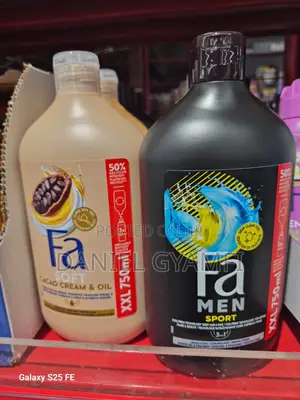 Original Fa Shower Gel XXL 750ml – Soft Cacao Cream / Men Sport