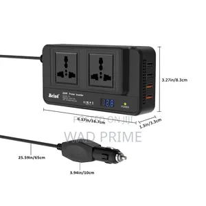 Meind Mt8300 -2 12v 200w Car Inverter
