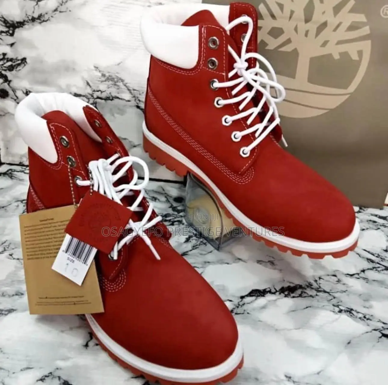Timberland Premium Waterproof Boot Lace-Up Front With Metal Eyelets