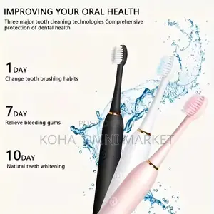 Adults Electric Toothbrush + 4 Brush Heads