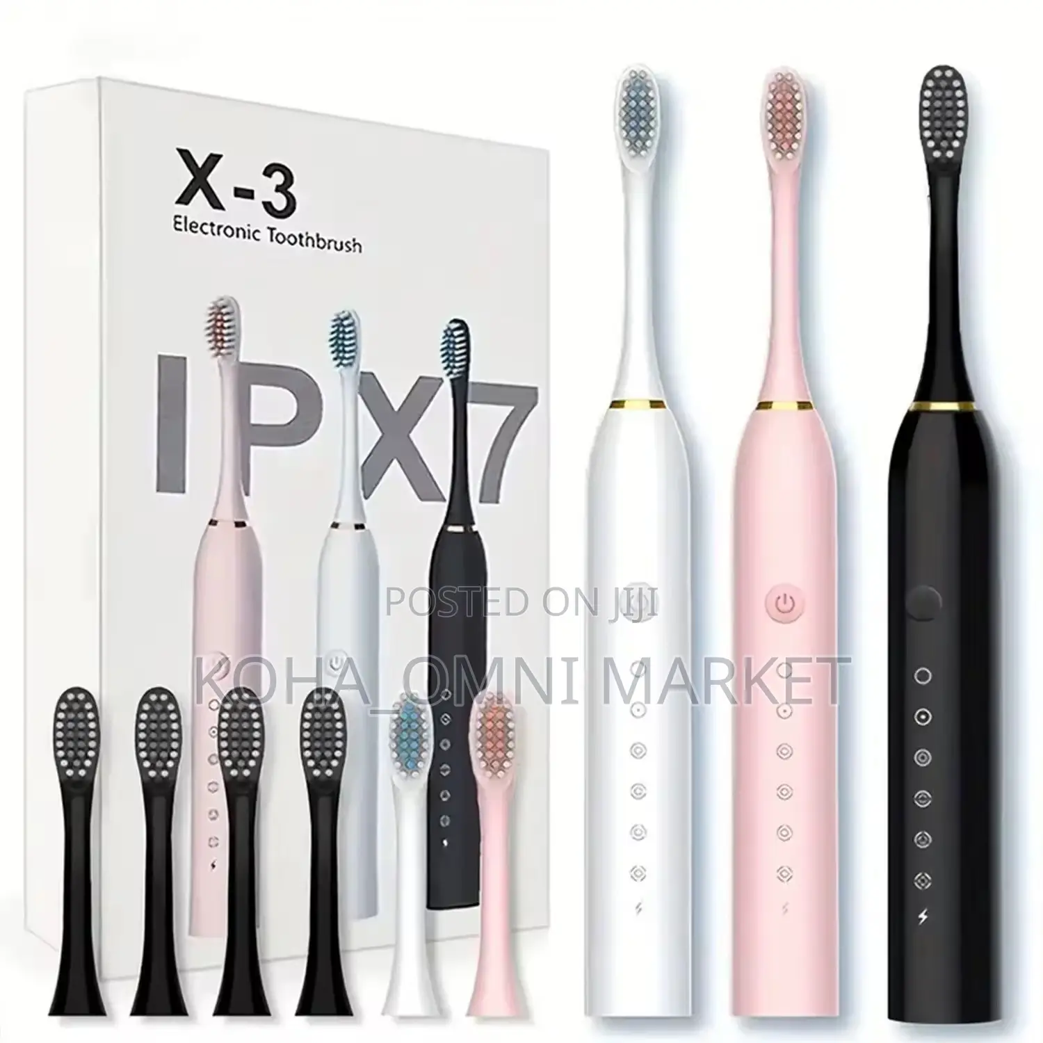 Adults Electric Toothbrush + 4 Brush Heads