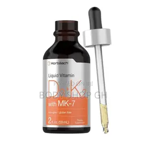 Horbäach Vitamin D3 Liquid Drops | With Mk7 | 2 Fl Oz |