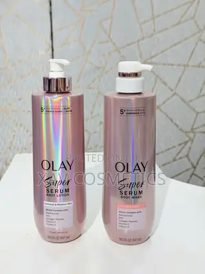 Olay Super Serum Body Lotion and Body Wash