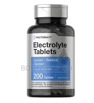 Horbäach Electrolyte Tablets | 200 Count | Vegetarian | Keto-Friendly
