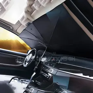 Uv Protection Sun Shade Umbrella Portable Car Foldable Sunshades