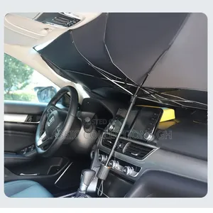 Uv Protection Sun Shade Umbrella Portable Car Foldable Sunshades