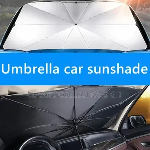 Uv Protection Sun Shade Umbrella Portable Car Foldable Sunshades