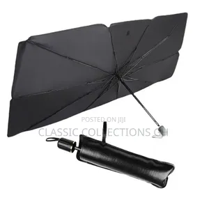 Uv Protection Sun Shade Umbrella Portable Car Foldable Sunshades