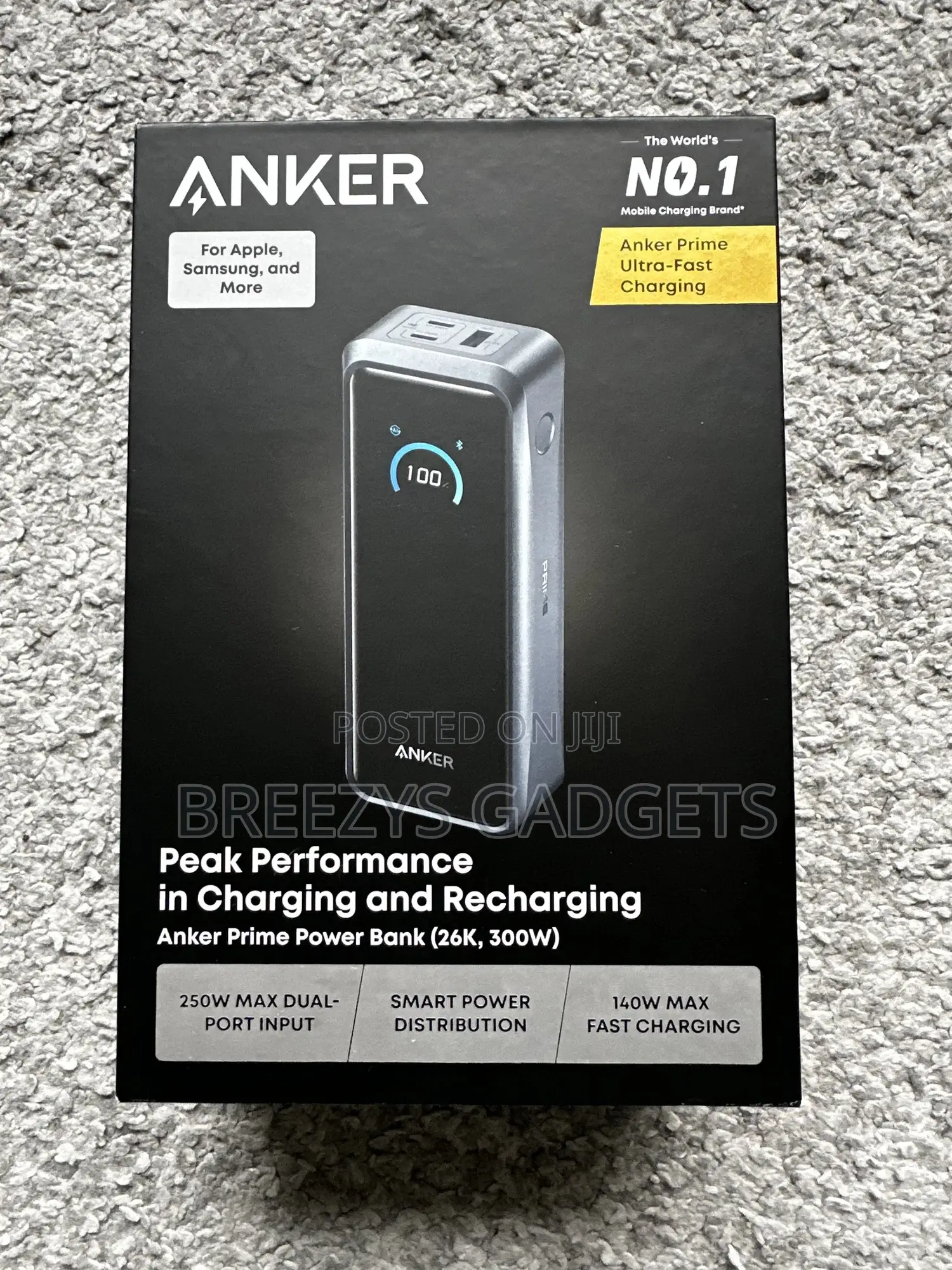 Anker Prime Power Bank (300w) Laptop Power Bank