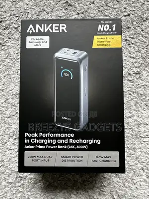 Anker Prime Power Bank (300w) Laptop Power Bank