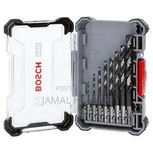 Bosch Pro Metal HSS-G Impact Twist Drill Bit Set, 8 PCS