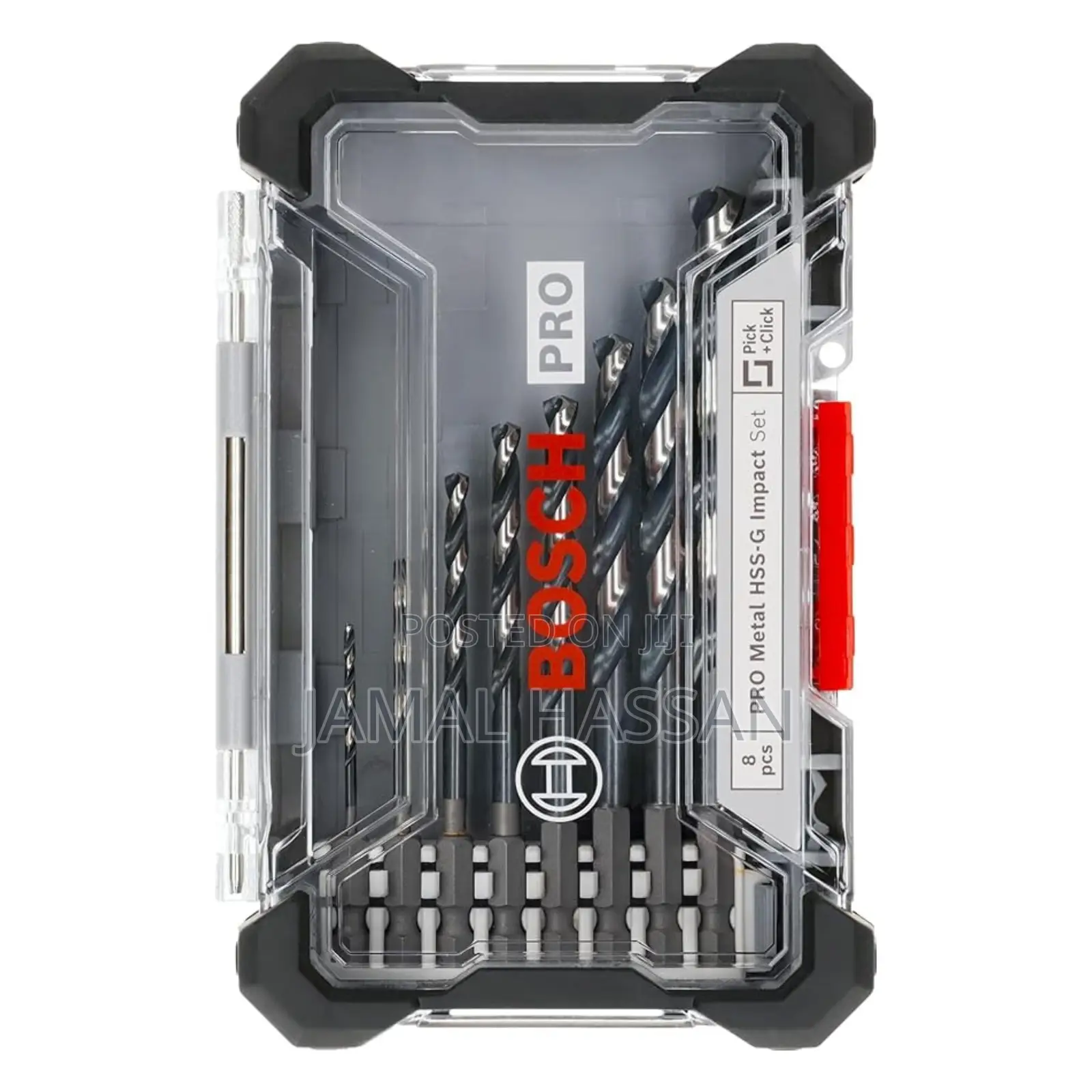 Bosch Pro Metal HSS-G Impact Twist Drill Bit Set, 8 PCS