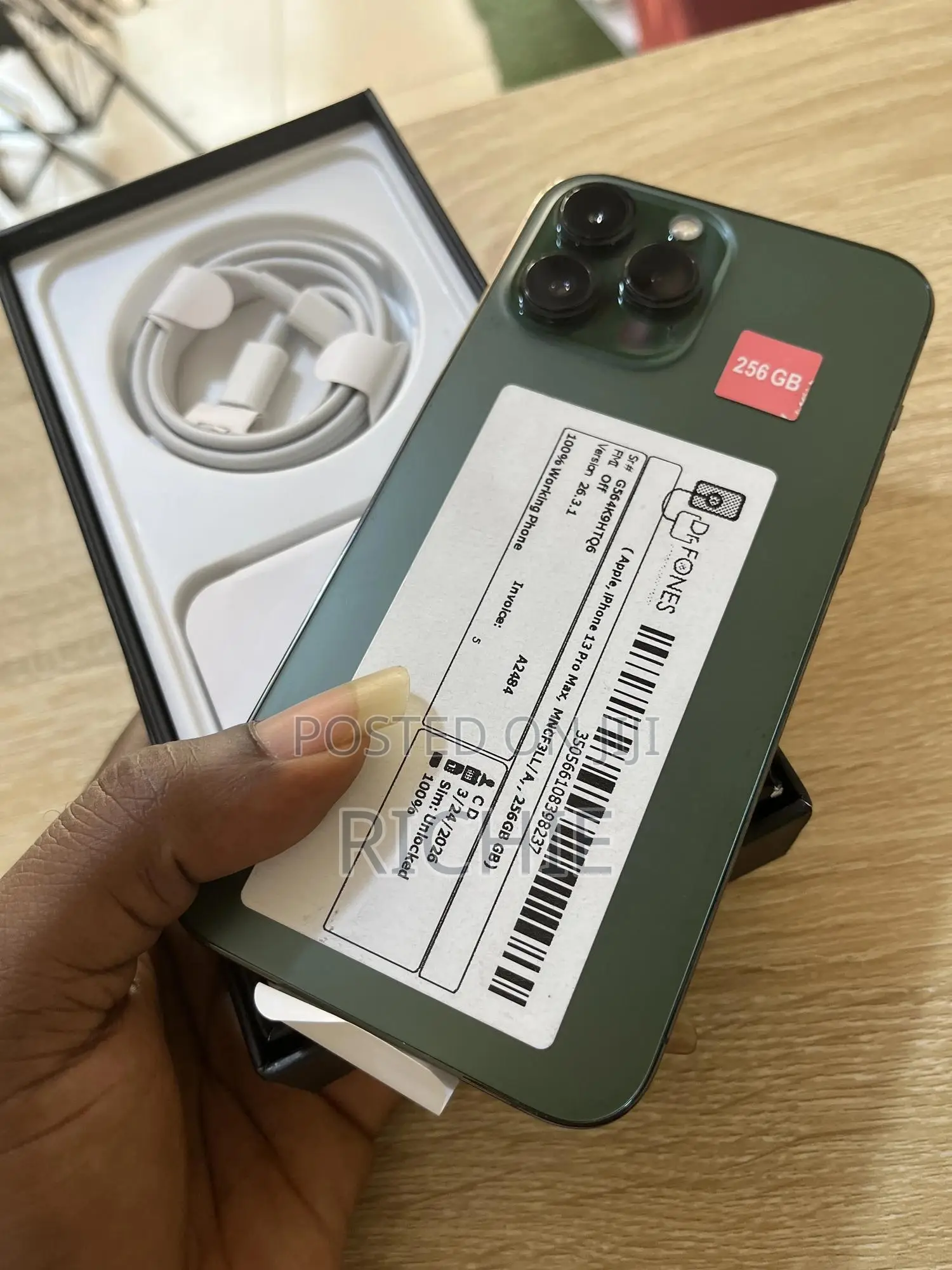New Apple iPhone 13 Pro Max 256 GB Green