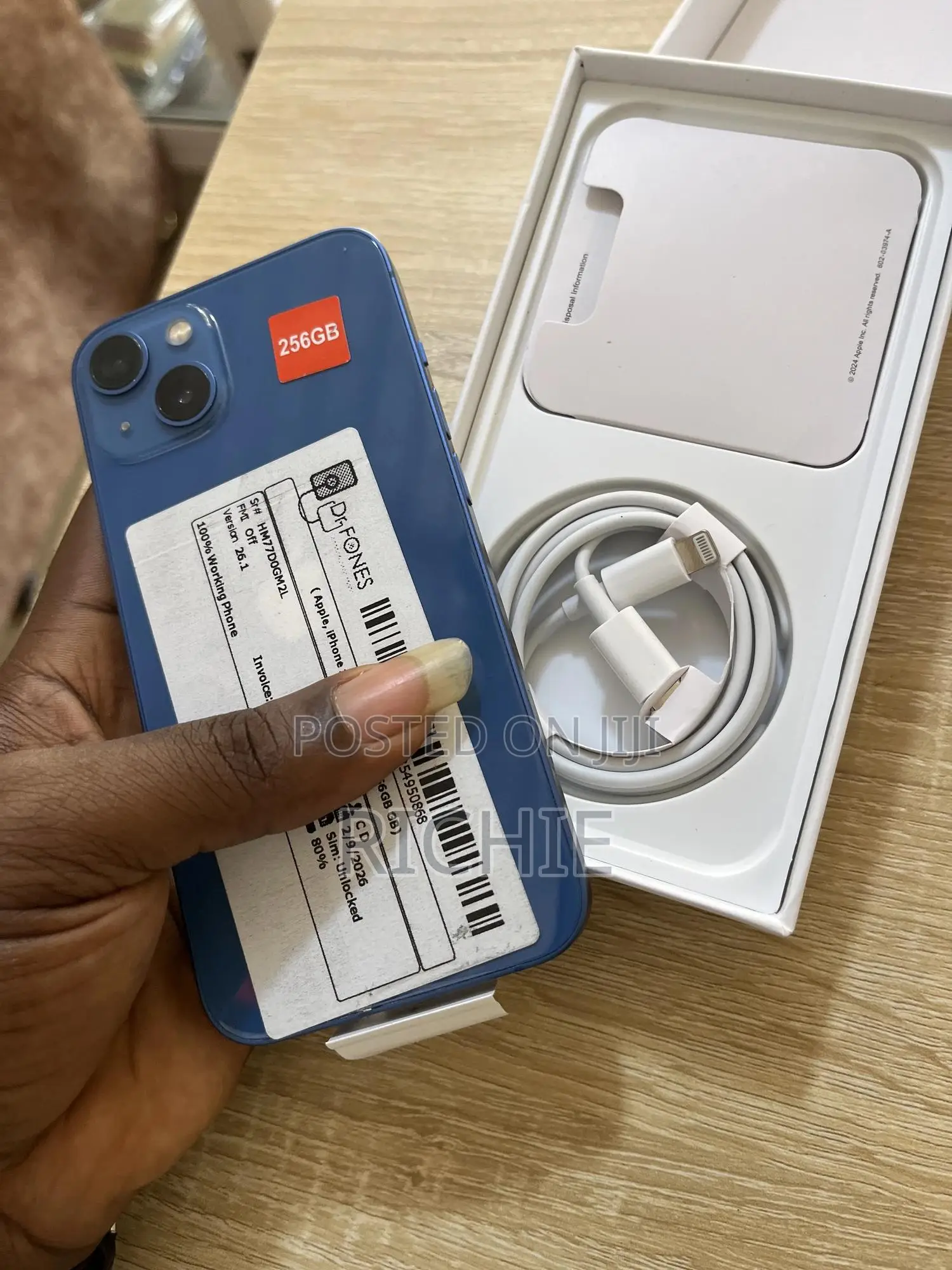 New Apple iPhone 13 256 GB Blue