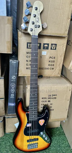 Fender 5 Strings Passive Bass Guitar - 3 Tones[Free Bag]