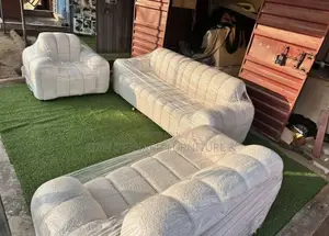Luxury Boucle Sofa Set
