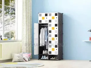 8 Cubes Wardrobe With Shoe Rack