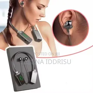 Wireless Neckband Earphones – Smart Battery Display Crystal Sound