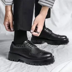 Quality Black Lace Boxed Office Shoes for Men 40-46