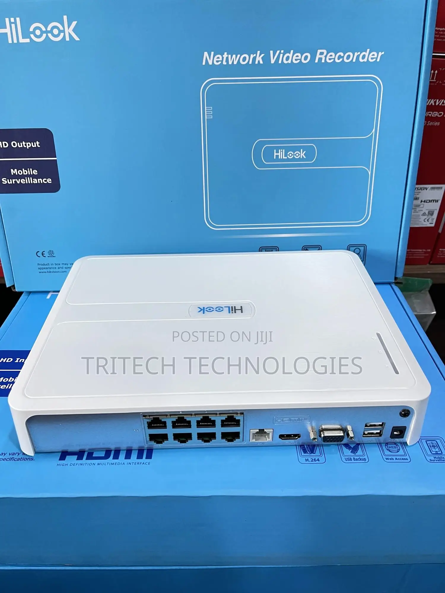 Hilook NVR-108h-D/8p 8ch With Poe