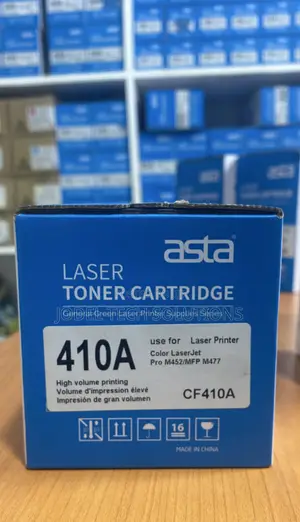 Asta 410a Black Laser Toner Cartridge (Cf410a)