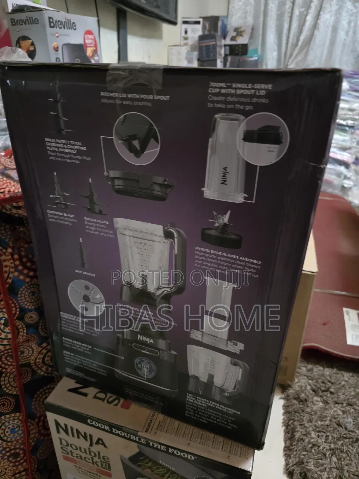Ninja 3in1 Detect Power Mixer Blender, Processor,Smoothie Maker