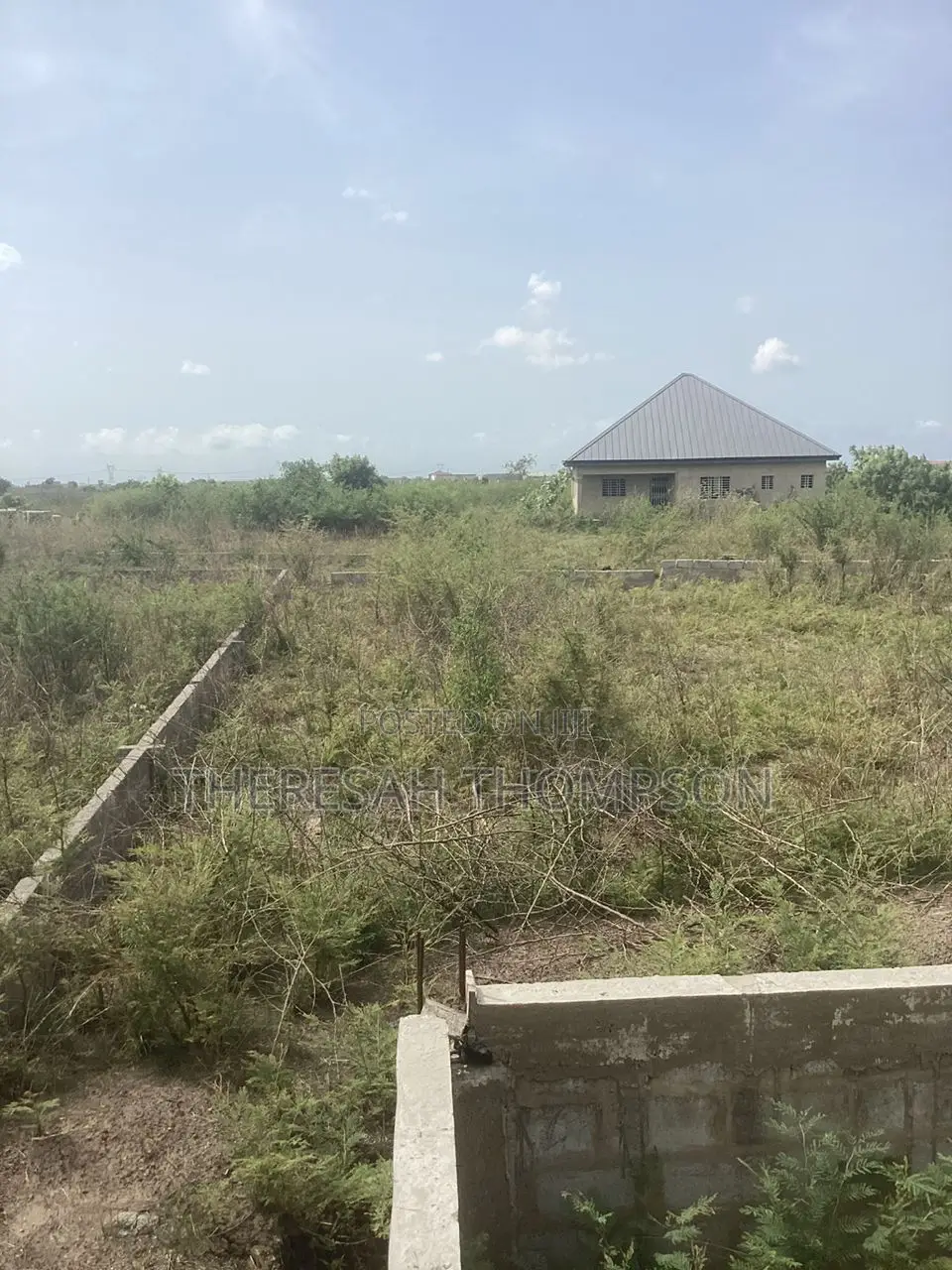 Land for Sale at Dawhenya Close to the Aflao Main Road