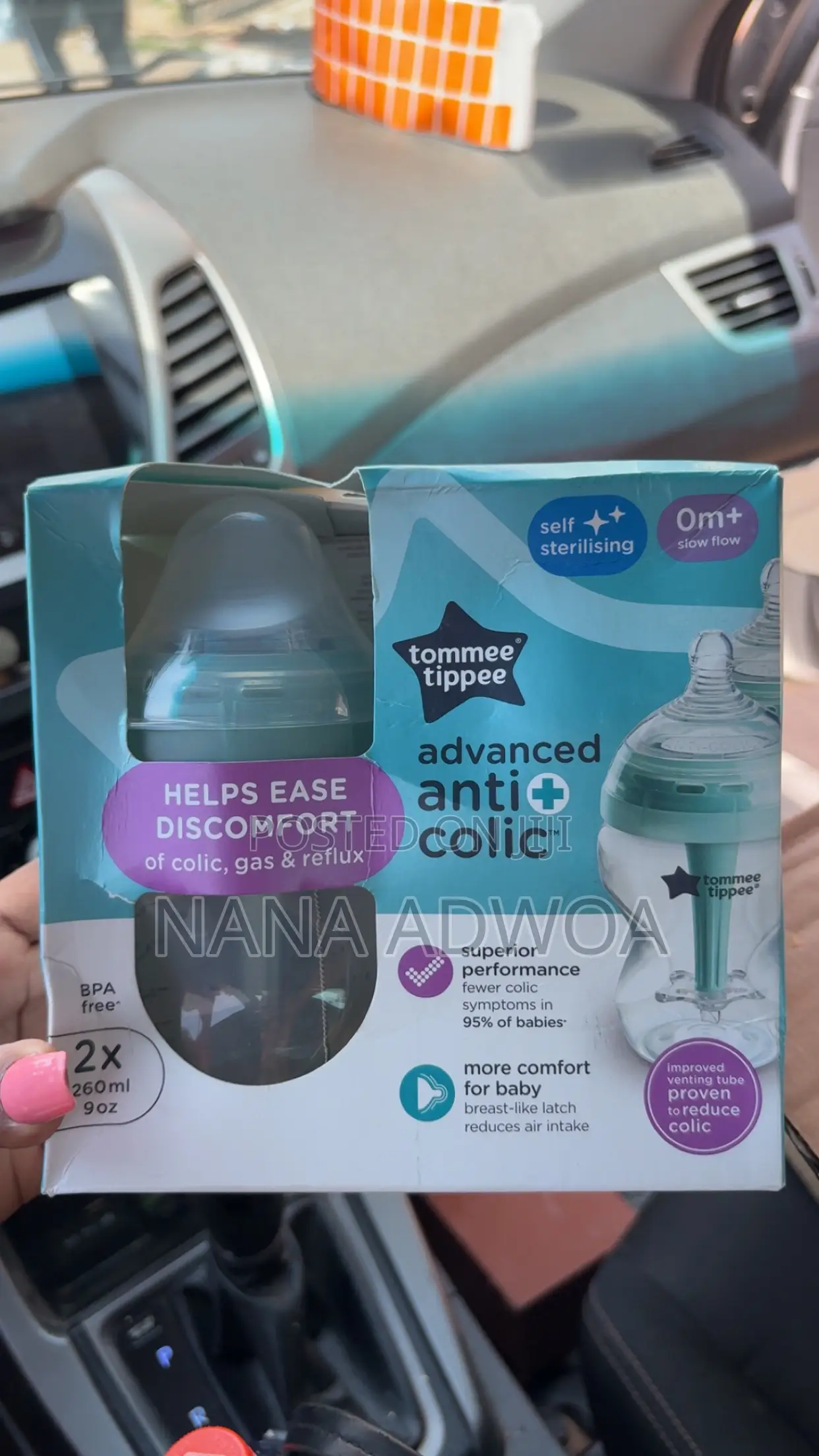 2 Piece Tommee Tippie Advanced Anti Colic Bottle