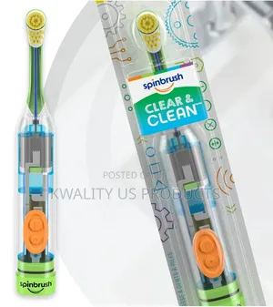 Spinbrush Clear And Clean Kids Battery-powered Toothbrush